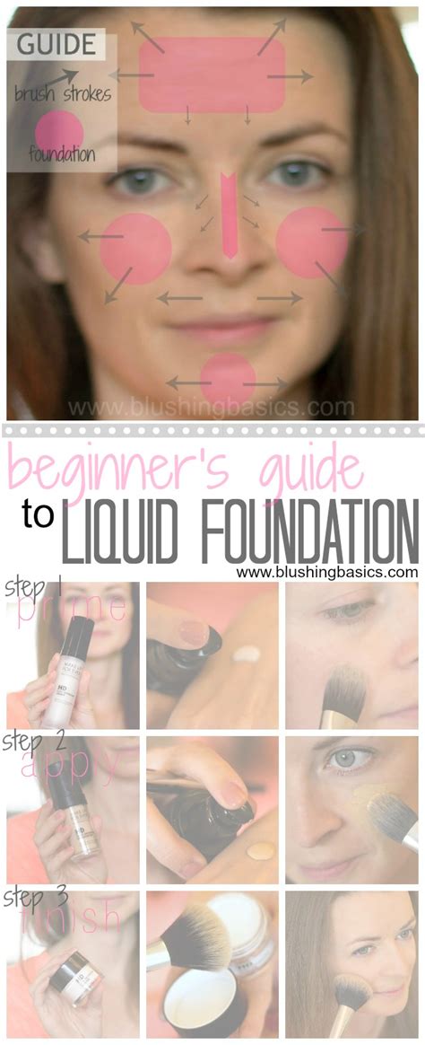 Blushing Basics How To Apply Liquid Foundation