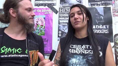 Interview With Fernanda Lira From Nervosa At Obscene Extreme 2015 Youtube