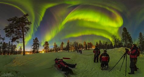 Wow Northern Lights Seen This Past March From Lapland Finland Photo