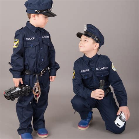 Authentic Personalized Kids Police Costume Like The Real Uniform