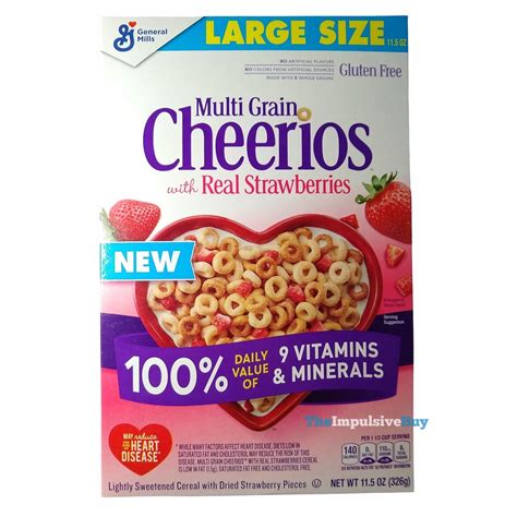 REVIEW: Multi Grain Cheerios with Real Strawberries Cereal - The ...