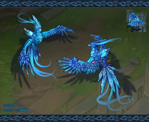 Anivia Visual Update League Of Legends Skin Concept By Ibralui Lol