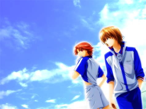 Prince Of Tennis Wallpaper Eiji And Fuji In Sky Minitokyo