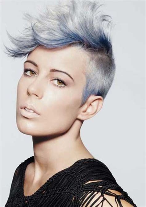 10 New Blue Pixie Cut Short Hairstyles 2018 2019