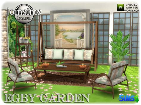 Lana Cc Finds Egby Garden Sims 4 Cc Furniture Rustic Style Decor