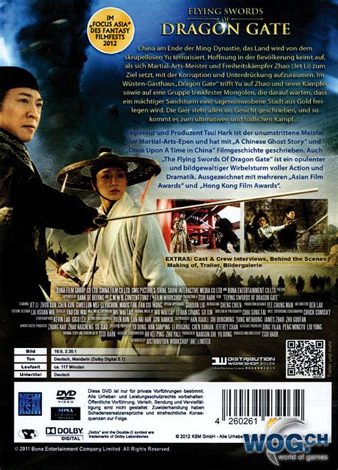 Flying swords of dragon gate fails to deliver on characters, and fails to develop the plot. Flying Swords of Dragon Gate (2 DVDs) DVD Filme • World ...