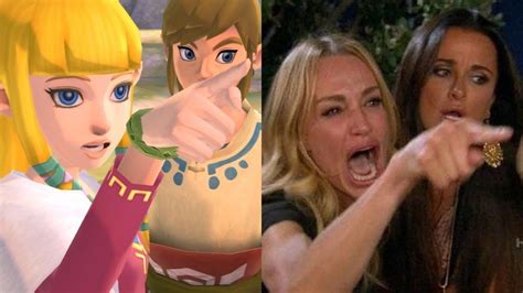 The Legend Of Zelda Skyward Sword Fans Discover Popular Meme Format In The Game