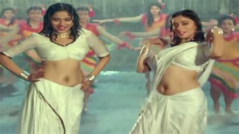 Madhuri Dixit Hot Compilation Of Navel And Seductive Expressions Ll Youtube