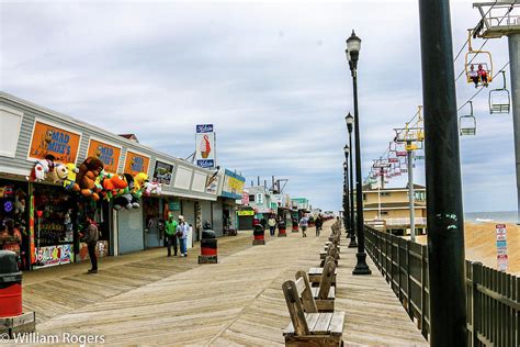 The Boardwalk At Seaside Heights Photograph By William E Rogers Pixels