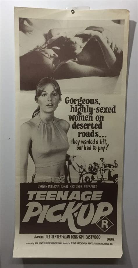 Original Daybill Movie Poster Teenage Pick Up Jill Senter Alan Long