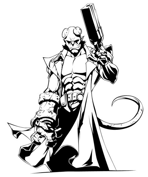 Hellboy Ink By Puciek On Deviantart