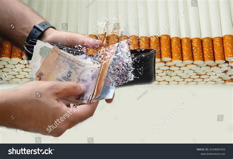 Hand Giving Money Buy Cigarettes Stock Photo 2139093355 Shutterstock