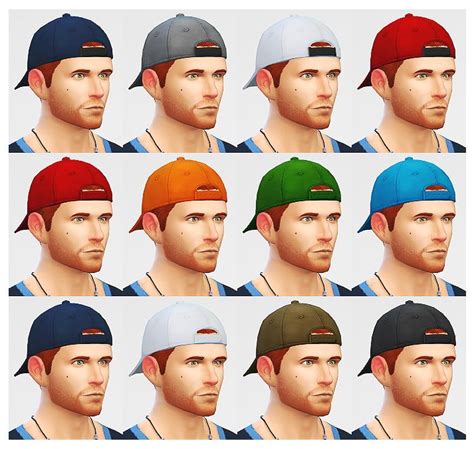 Lumialovers Lair A Backwards Hat For Your Male Sims With A Strapped