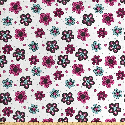 Floral Fabric By The Yard Florets Buds Kids Girls Pattern Summer