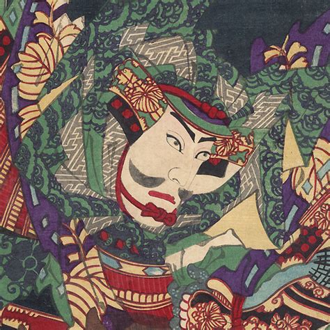Fuji Arts Japanese Prints Duel Between Uesugi Kenshin And Takeda