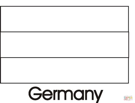 Germany Flag Coloring Page Free Printable Coloring Pages