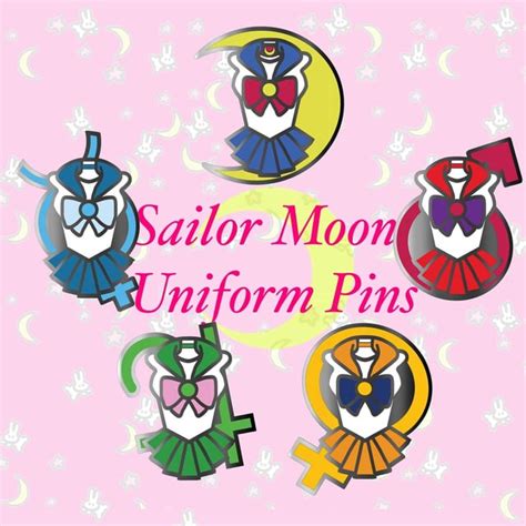 Sailor Moon Enamel Pins Kickstarter Link In Comments Rkickstarter