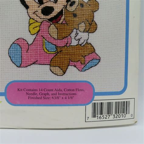 Disney Babies Cross Stitch Kit 32010 I Love Teddy Open Etsy Uk