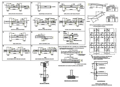 Typical Beam Cross Section Drawing Free Download Dwg File Cadbull