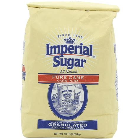 Imperial Pure Cane Extra Fine Granulated Sugar 10 Lb