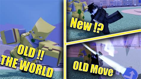 Old The World New Skill And Old Skill Roblox N The Jojo Game Youtube