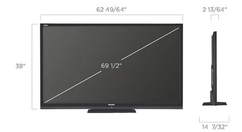 Television Size Guide Help Desk Electronicsforlessca