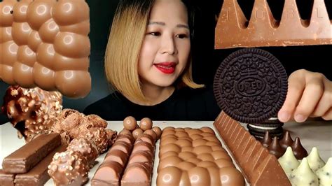 Asmr Chocolate Desserts 초콜릿 디저트 먹방 Mukbang Youtube