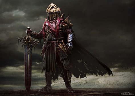 The Blood Knight By Jared Krichevsky Fantasy 3d Cgsociety