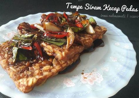 Ga tau klo bisa bikin sendiri. Resep Tempe Siram Kecap Pedas (#pr_recookmantenelise) oleh ...