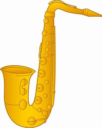 Saxophone Clip Cartoon Clipart Jazz Alto Saxaphone