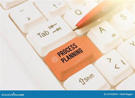 Sign Displaying Process Planning Business Showcase The Development Of