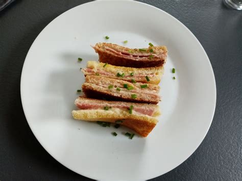 Croque -monsieur croustillant à la poêle de Cyril Lignac dans tous en