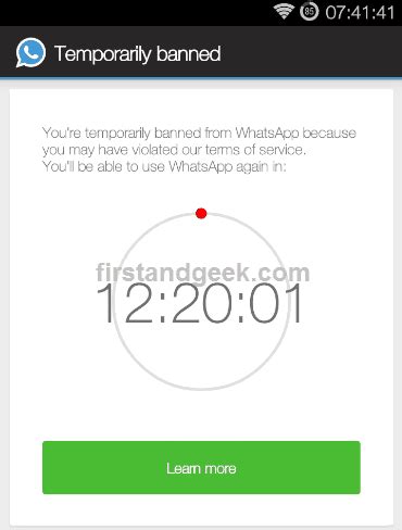 I am using proxyserver.after installing whatsapp i was not able to registered showing an. Solved "You're temporarily banned from WhatsApp" Error ...