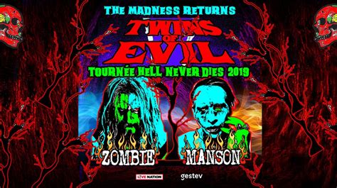 Rob Zombie And Marilyn Manson Confirm Their Notorious Twins Of Evil