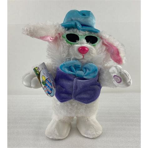 Dan Dee Toys Dan Dee Plush Animated Easter Bunny Lets Wiggle Again