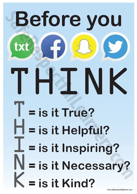 Digital Citizenship Set Of 5 Posters Safe Respectful Learners