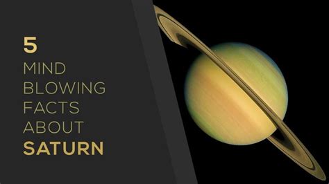 5 Mind Blowing Facts About Saturn Learn How To Design In Powerpoint