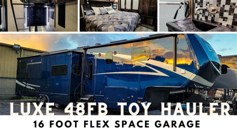 Luxe 48fb Toy Hauler The Largest Toy Hauler In Our Fleet Youtube