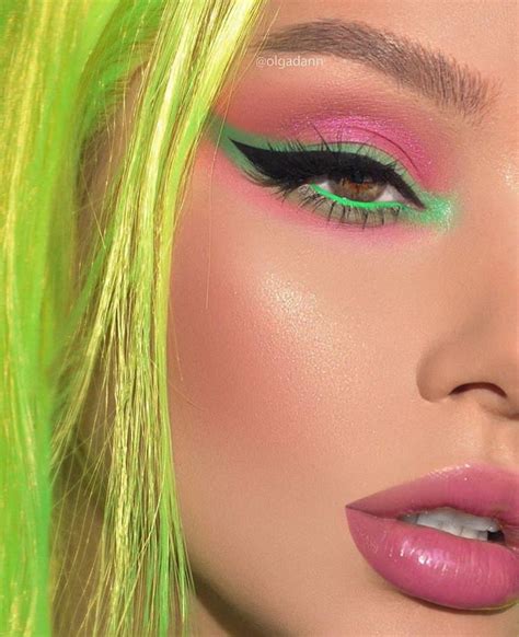 Pin By Starmarie Garcia On ~ Beauty ~ Neon Makeup Rave Makeup
