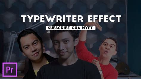 Typewriter effect in premiere 2018. Typewriter EFFECT Seperti ChandraLiow | Adobe Premiere Pro ...
