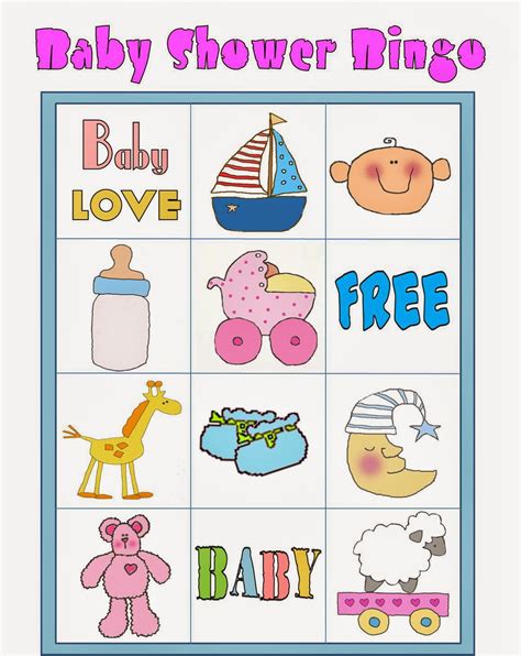 Bingo En Colores Para Baby Shower Para Imprimir Gratis Oh My Beb