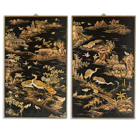 Chinoiserie Panels Gumps