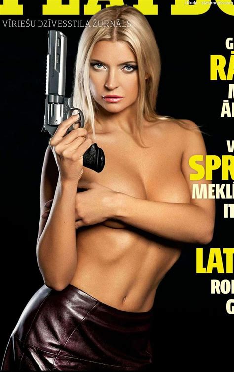 Natalija Hudobconoka Nude For Gun Lovers Everywhere Photo Nude