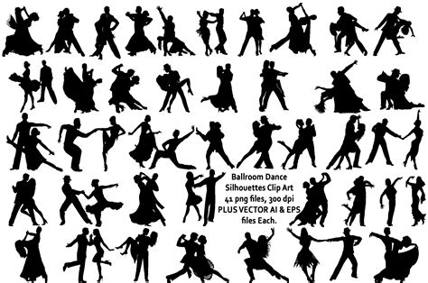 Ballroom Dance Silhouette Ai Eps Png Illustrations Creative Market