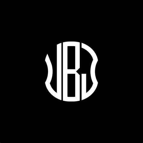 Diseño Creativo Abstracto Del Logotipo De La Letra Ubj Diseño único