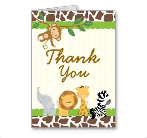 Baby shower thank you cards are among the most fun to write because the gifts themselves are often adorable. 20+ Baby Shower Thank You Cards - Printable PSD, AI, Word ...