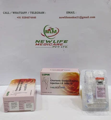 Lupi Hcg 5000iu Packaging Size 1 Vial Dose As Advised By Physician
