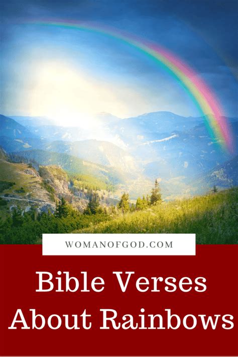 Bible Verses About Rainbows What The Biles Says About Rainbows