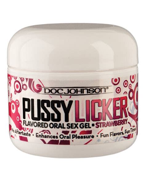 Doc Johnson Vagina Licker Strawberry Flavored Edible Oral Gel Oz EBay