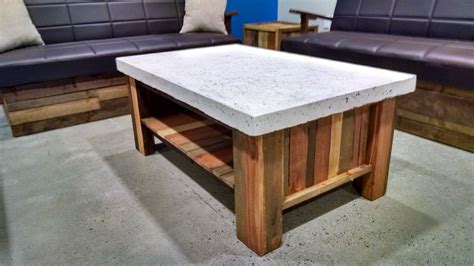 coffee table with concrete top. | Coffee table, Decor, Table